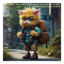 Impresión de arte digital de la fantasía de AI de 