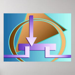 Impresión de arte digital "Diagrama de circuito"