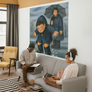 Impresión de arte en lienzo envuelto grande - Salt