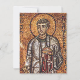 Impresión de arte en mosaico ortodoxo de San Loren