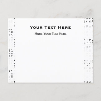 Impresión de arte en negro, blanco y gris Tarjeta 