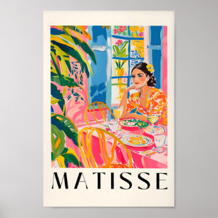 Impresión de arte español, mujer de Henri Matisse,