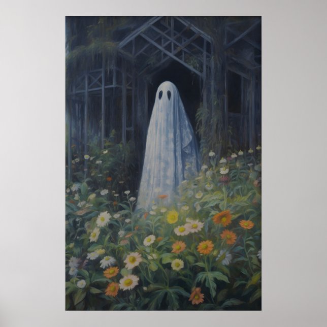Impresión de arte fantasma botánico Invernadero vi (Frente)