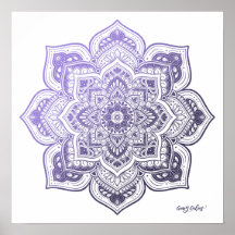 Impresión de arte fino Aster Mandala