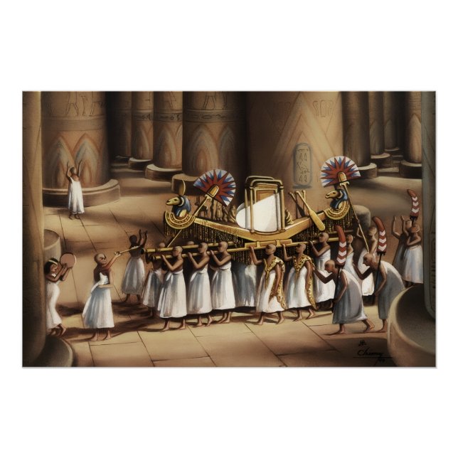 Impresión de arte fino de procesión sagrada del an (Anverso)