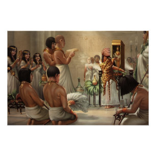 Impresión de Arte Fino Ritual del Templo Egipcio A