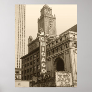 Impresión de arte fotográfico en Chicago Old Chica