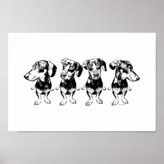 Impresión de arte huelguista "Strike A Pose Dex"