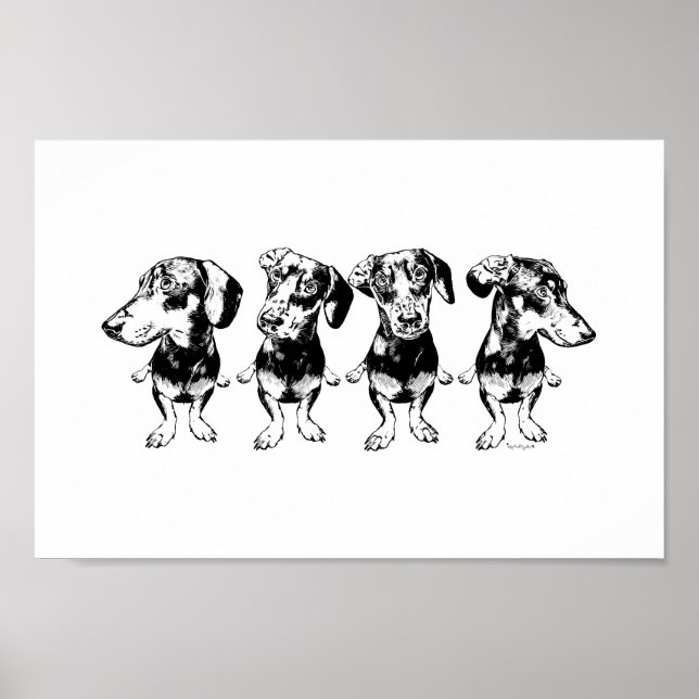 Impresión de arte huelguista "Strike A Pose Dex" (Frente)