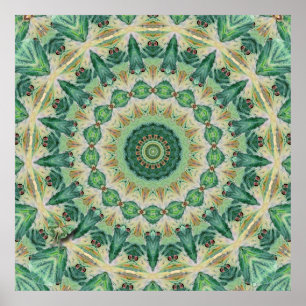 Impresión de arte Luna Moth Kaleidoscope