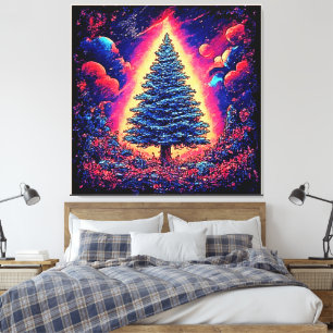 Impresión de arte mágico de Navidad