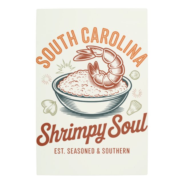 Impresión de arte Metalizado en Carolina del Sur (Anverso)