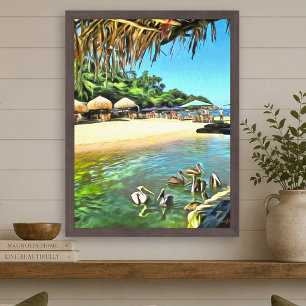 Impresión de arte Mismaloya México Río se encuentr