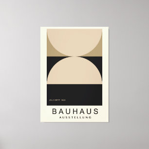 Impresión de Arte Moderno Bauhaus Medio Círculo Ne