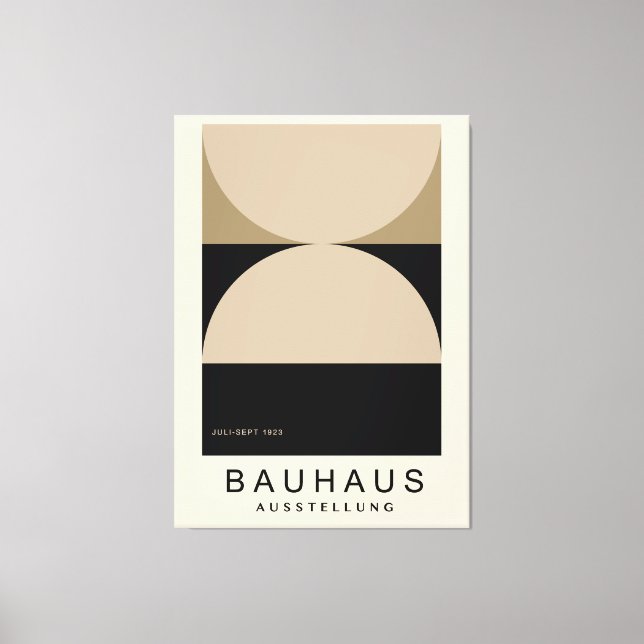 Impresión de Arte Moderno Bauhaus Medio Círculo Ne (Anverso)