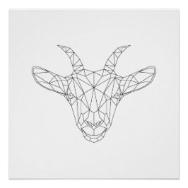 Impresión de arte moderno en blanco y negro geomét