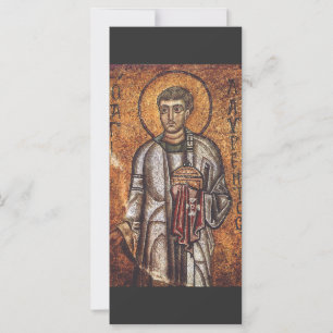 Impresión de arte mosaico ortodoxo de San Lorenzo