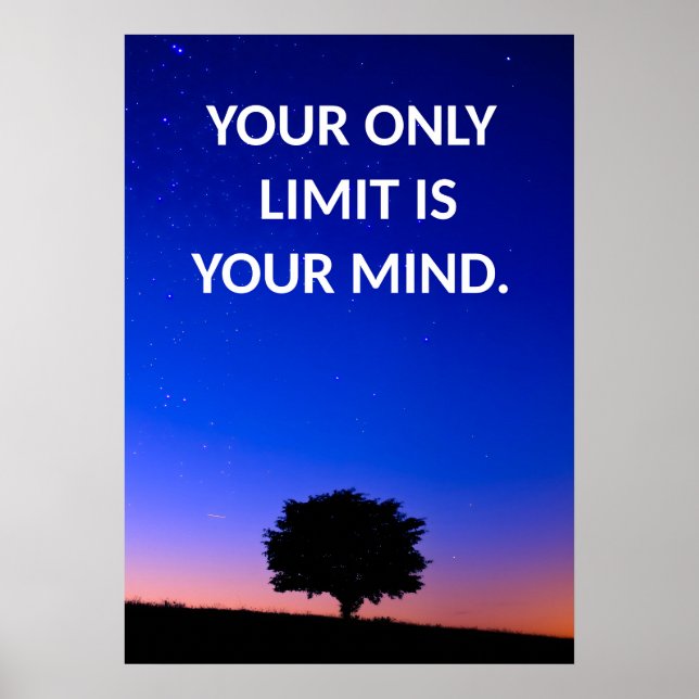 Impresión de arte motivacional (Frente)