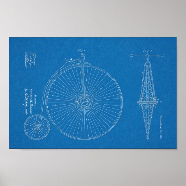 Impresión de arte para diseño de bicicletas de alt (Frente)