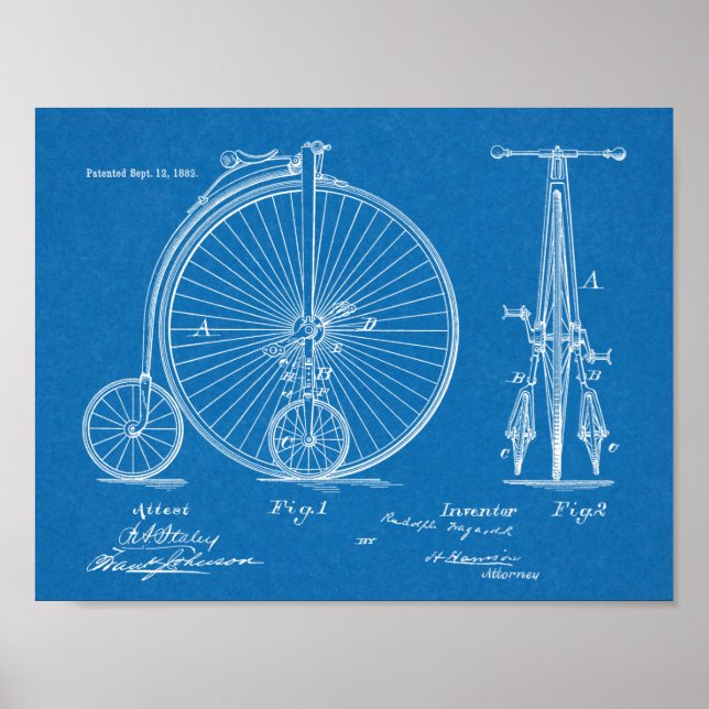 Impresión de arte para diseño de bicicletas de alt (Frente)