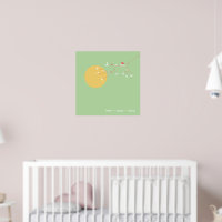 Impresión de Arte para Guardería de Bebé Familia d