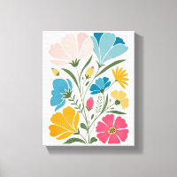 Impresión de arte peony Blossom con estilo