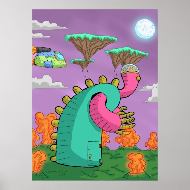 impresión de arte reciclado (Frente)