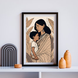 Impresión de arte sánscrito Maatr