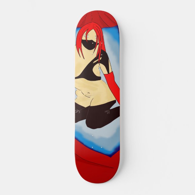 IMPRESIÓN DE ARTE SEXY LADY SKATEBOARD (Anverso)