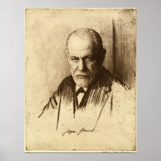 Impresión de arte Sigmund Freud