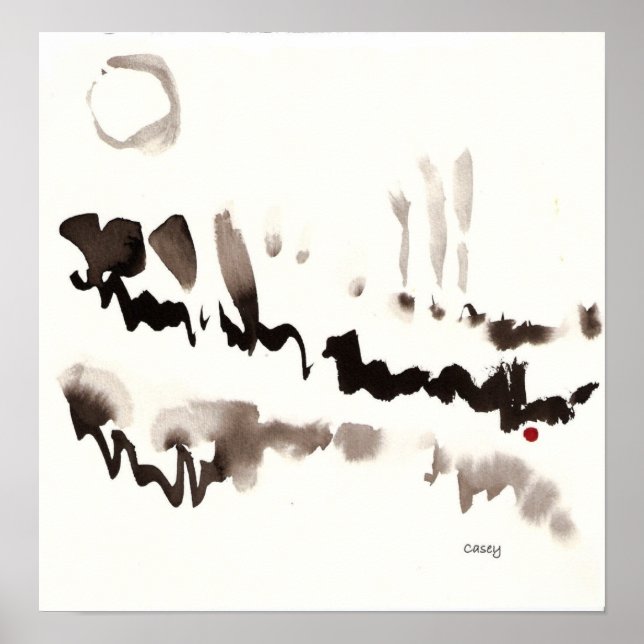 Impresión de arte sobre el bosque lunar (Frente)