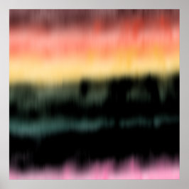 Impresión de Arte, Tie Dye Digital