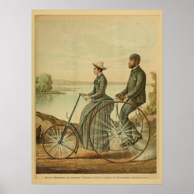 Impresión de arte y velocidades de bicicleta de co (Frente)