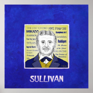Impresión de Arthur Sullivan
