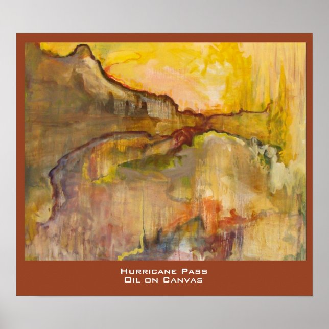 Impresión de artista de paso de huracán (Frente)