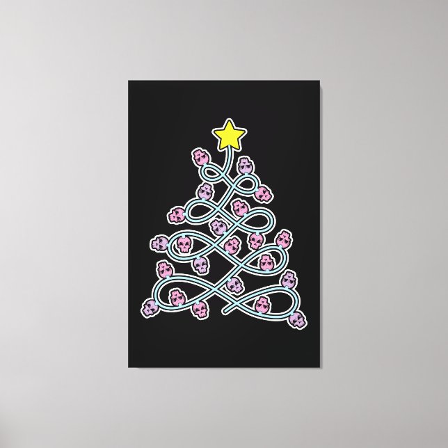 Impresión de arvas de árbol de Navidad de cráneo g (Anverso)