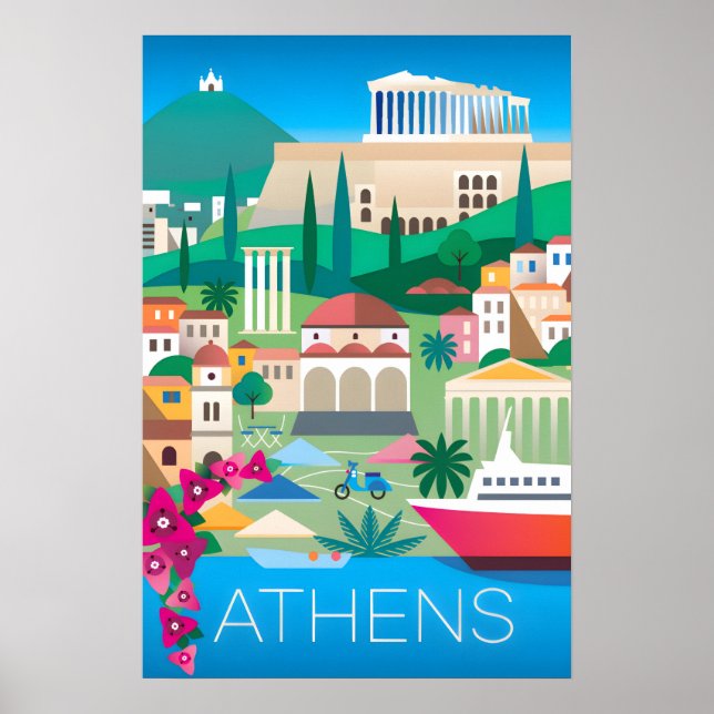 Impresión de Atenas (Frente)