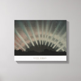 Impresión de Aurora Borealis, Trouvelot, 1881, res