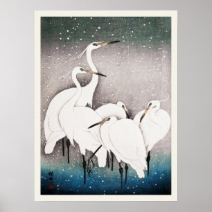 Impresión De Aves Japonesas De Ohara Koson