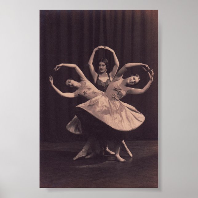 Impresión de ballet ruso (Frente)