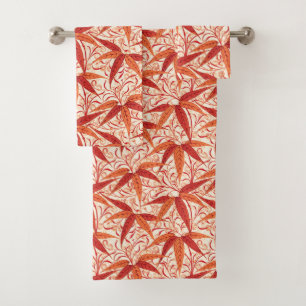 Impresión de bambú de William Morris, mandarina