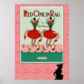 Impresión de banda roja de cebolla