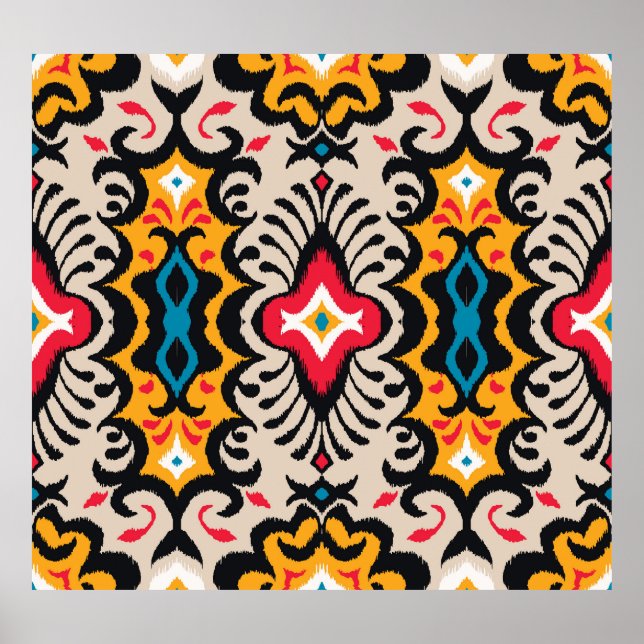 Impresión de Bandana: Seda Paisley Vintage. (Frente)