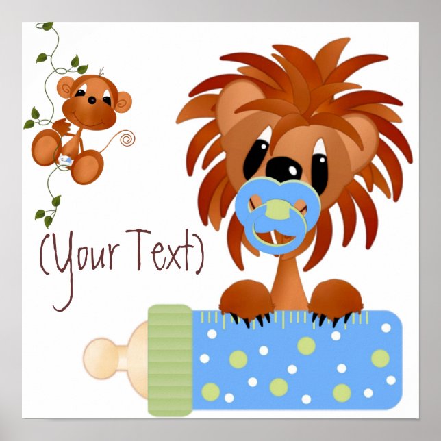 Impresión de bebés de la jungla (Frente)