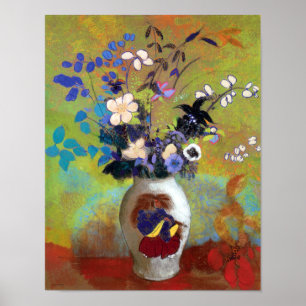 Impresión de Bella Artes de flores de Japón Vase a
