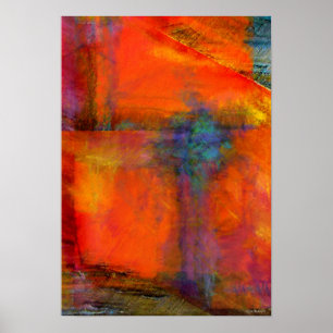 Impresión de Bella Artes naranja