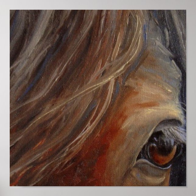 Impresión de Bella Artes ocular de caballo (Frente)