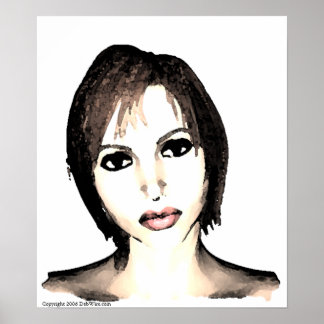 Impresión de belleza exótica