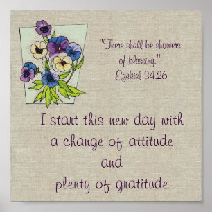 Impresión de bendiciones