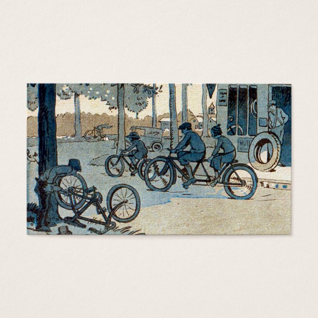 Impresión de biciclaje de época (Frente)